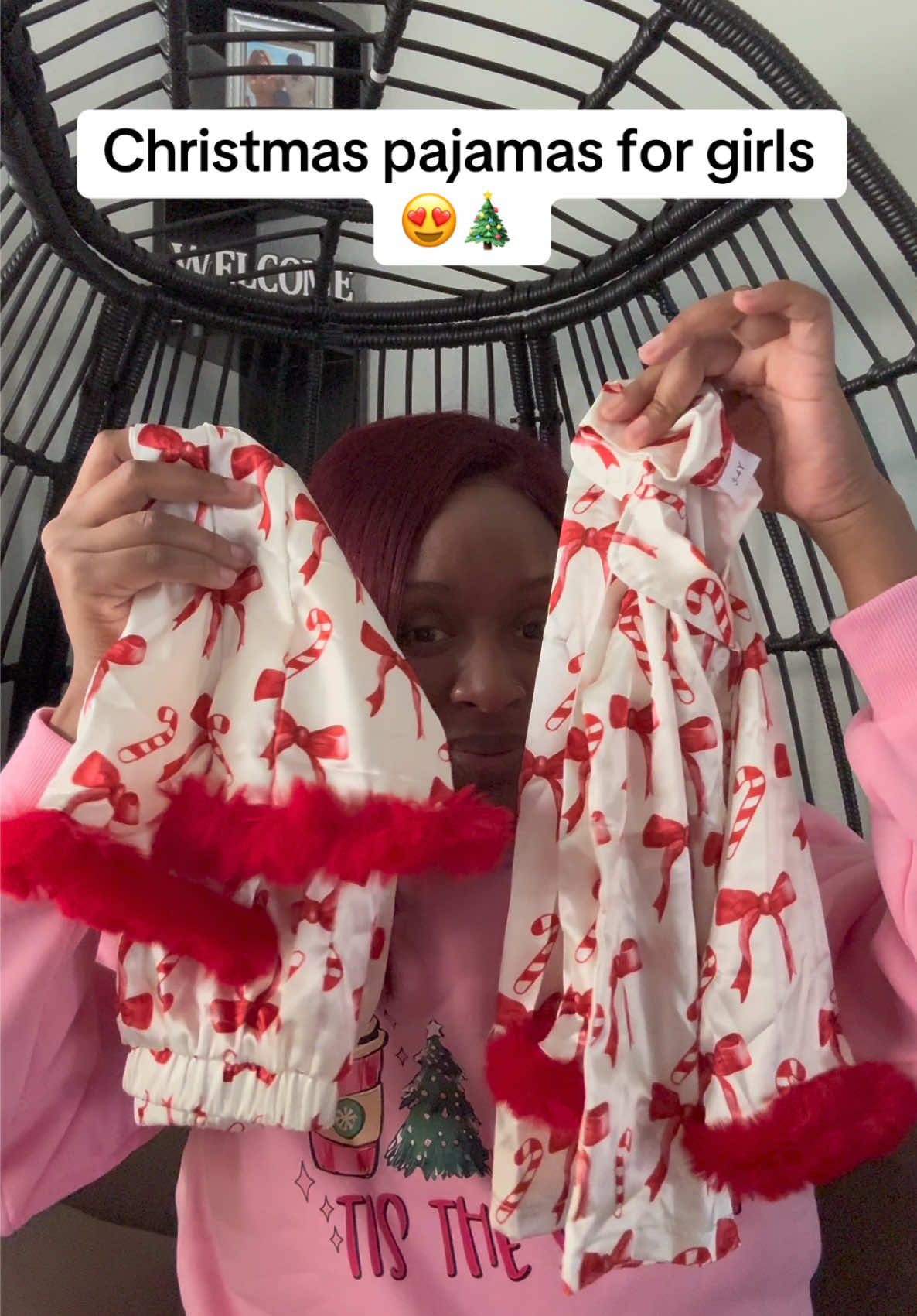 Girl moms are we kidding because how stinking cute are these Christmas pajamas for your baby girl 😍 #pajamas #christmas #girlmom #tiktokshopblackfriday #tiktokshopcybermonday 