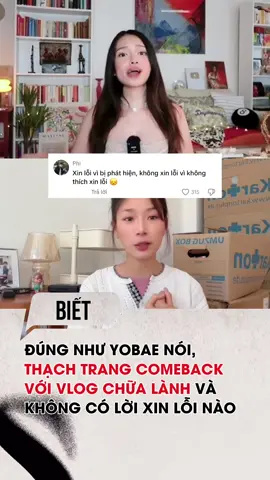 Thạch Trang thực sự đã comebank và không có lời xin lỗi nào #Lifestyle #bietlifestyle #tiktoknews #xuhuongtiktok #tiktokviral 