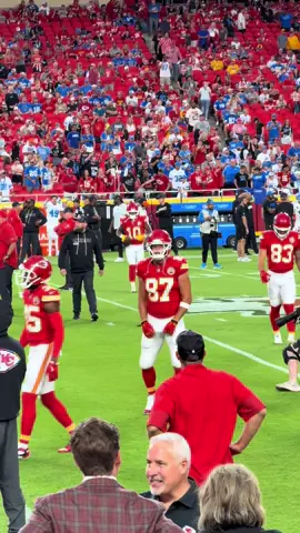 All I could think the whole time is that this man is marrying Taylor Swift ##traviskelce##taylorswift##chiefs##arrowheadstadium##kansascity