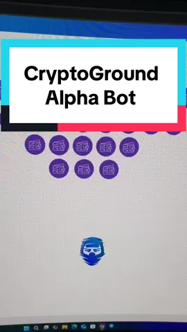 Bot-ul CryptoGround Alpha #cryptoground #defi #fy 