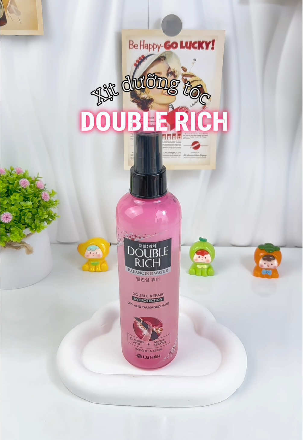 Xịt dưỡng tóc Double Rich👩‍🦰 #moccriviu #xitduongtoc #doublerich #haircare #xuhuong 