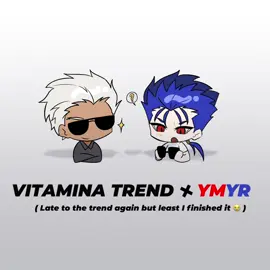 {Archer&Cu}vitamina trend insp:meow_mow7 (doesn’t really look alike but I took a lot of inspo from her) Edit Cr: AS AOM (@aommyartist_as) kinda late bc of exams but at least I did it 😭 #trend #fate #vitaminatrend #animationmeme 