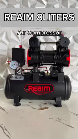 REAIM  8Liters silent type air compressor #reaim #silenttype #heavyduty #aircompressor #portable 