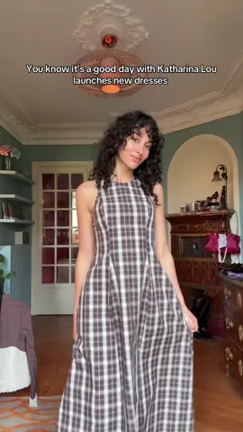 Have you joined the Ollyrose or Annabel club? 💘 #katharinalou #newarrivals #plaiddress 