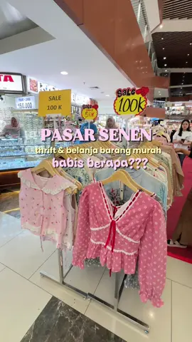 thrift dan belanja di pasar senen habis berapa ya???💸 #pasarsenen #thrfit #thriftpasarsenen #foryou 