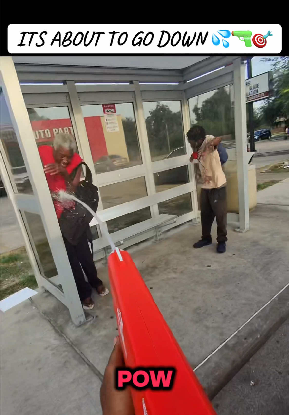 Stay ready so you don’t have to get ready🤣💦🔫#fyp #explorepage✨ #watergun #prank #setup 