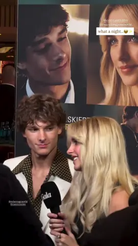 @mckenna grace :) and @Mason Thames while doing interviews at an advanced screening of @Regretting You in Berlin! | #MckennaGrace #MasonThames #MillerAdams #ClaraGrant #RegrettingYou 