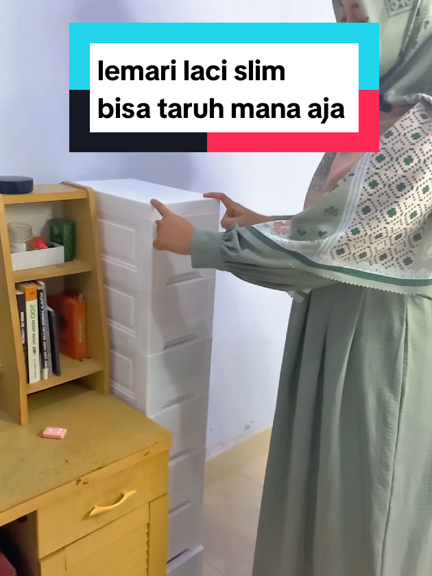 lemari laci plastik bisa taruh mana aja #lemariplastik #lemariminimalis #lemarilacislim 