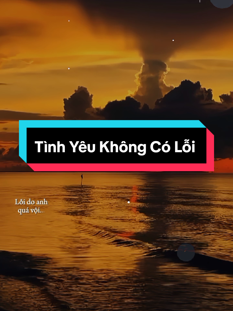 Tình yêu thì đâu có lỗi... [ Tình Yêu Không Có Lỗi ] #tinhyeukhongcoloi  #nhactamtrang  #tamtrang  #maucapcut  #sadbuon1987 