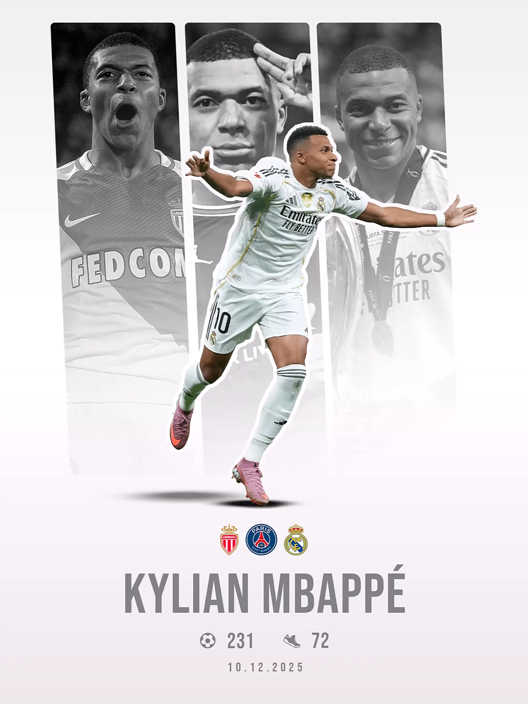 Creative Poster Design - Photoshop Tutorial #kylianmbappe #GraphicDesign #PhotoshopTips #smartgraphics #DesignHacks