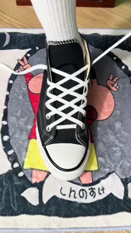 Thắt dây giày Converse#shoes #sneaker #converse 