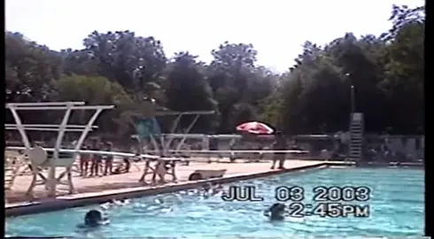 Community Pool, 2003. #nolstagia #fyp #90s #sora2 #swimming 