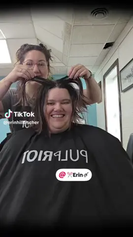 ✨ New hair, new confidence! Styled to perfection by  @✂️Erin 🪮 💇‍♀️💖 #HairSalon #HairTransformation #Hairstylist #SalonVibes #HealthyHair        