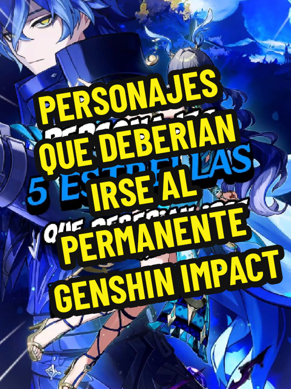 3 Personajes 5 estrellas que deberían irse al banner PERMANENTE en Genshin Impact.  .  3 peores personajes 5 estrellas que deberían ser del permanente de genshin impact.  .  .  .  .  Eu bandita, genshin impact tiene muchos personajes 5 estrellas, pero lastimosamente algunos ya no dan la talla para seguir siendo promocionales y que mejor deberían irse al banner permanentemente por que ya nadie los usa.  #genshinedit #GenshinImpact #albedogenshinimpact #hoyocreators  @HoYoCREATORS #creatorsearchinsights 