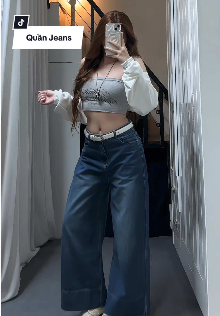 Quần Jean Nicool #nicool #quanjean #quanjeanongrong #quanjeannu #thaosuneo @nicool shop 