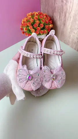 Giày búp bê bé gái đính nơ đá #viralvideo #xuhuong #vairal #giaybupbebegai #ankids 
