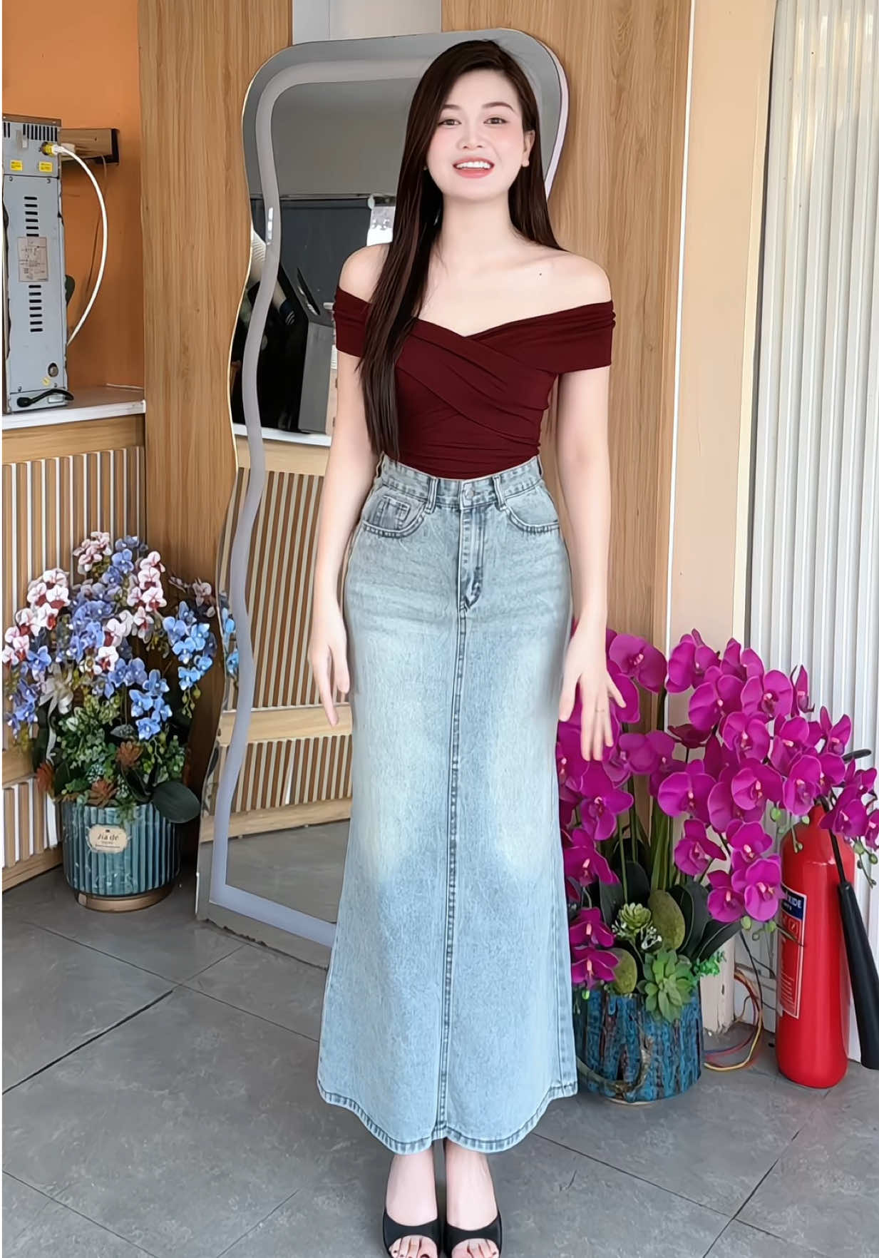 Chân váy đuôi cá #chanvay #chanvayduoica #chanvayxinh #tiktok #sansale 