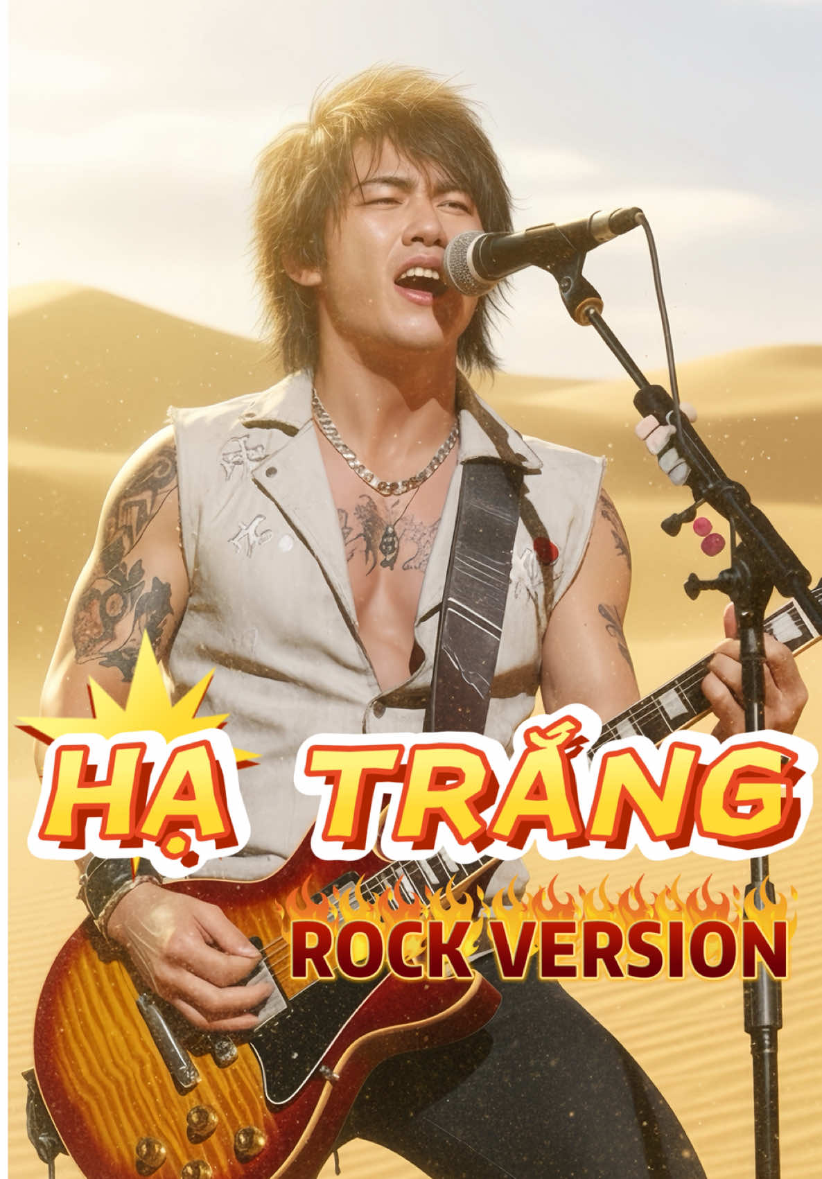 Gọi nắng trên vai em gầy, đường xa áo bay #hatrang #rockversion #aicover #lipsync 
