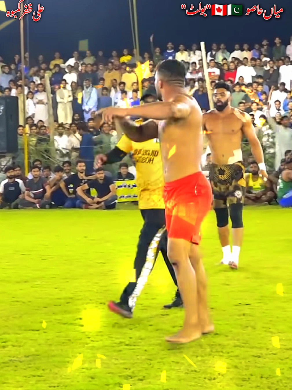 Mian Asim Asu 🇨🇦 vs Zafar Kamboh at Miani Cup 8Oct25 #punjabi #wrestling #kabaddi #action #village 