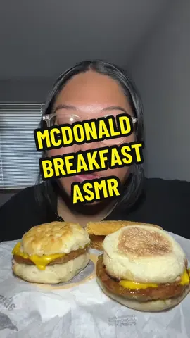 Tag @McDonald’s so we can bring back all day breakfast 🤣🙏🏽 #asmr #asmreating #asmrfood #mcdonaldsbreakfast #breakfast 