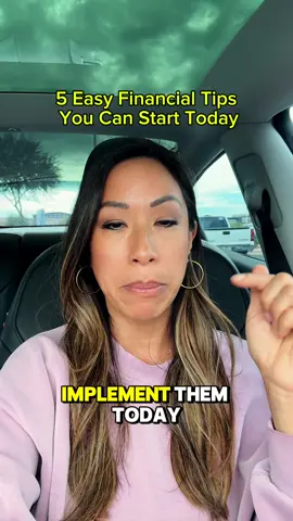 Pick one and implement it this week. #Money #financialcoach #financialliteracy 