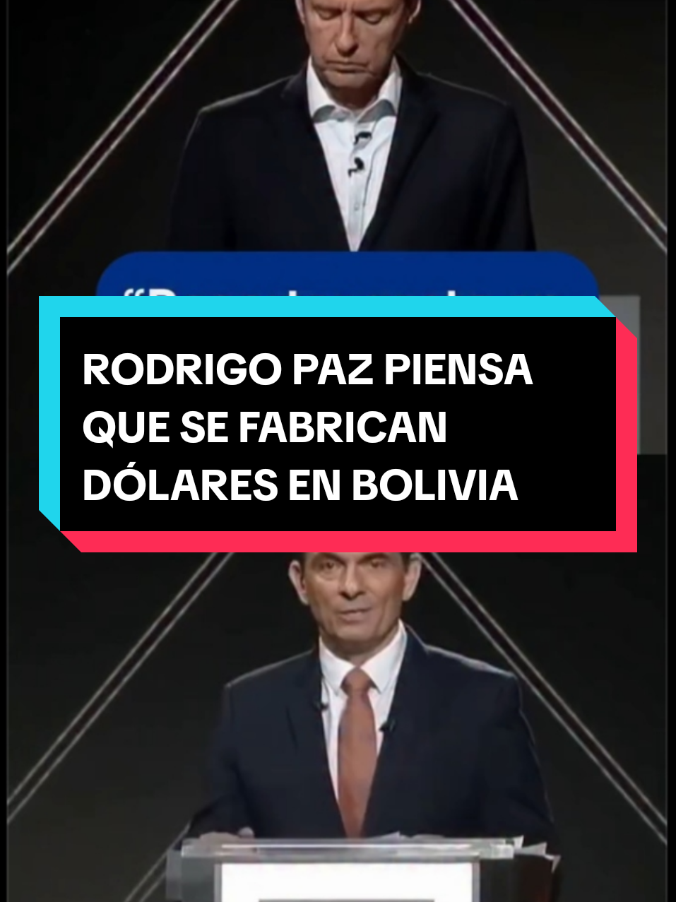 RODRIGO PAZ PIENSA QUE EN BOLIVIA SE FABRICAN DÓLARES. #rodrigopaz #pdc #elecciones2025 #Viral #sincensurabolivia 