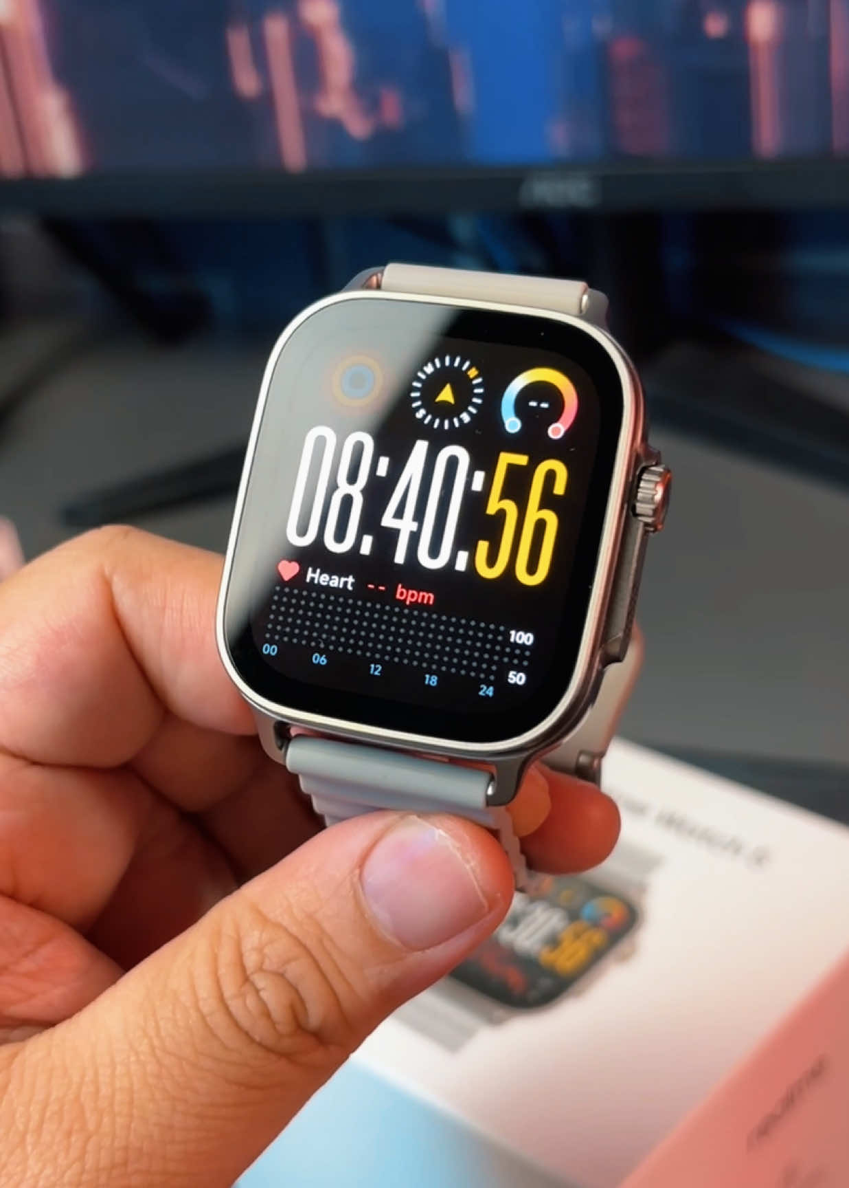 Realme watch 5 Titanium Silver! Smart watch terbaru dari @realme Official Indonesia yang udah ada built in GPS untuk mempermudah kalian olahraga nih guys! #realmewatch5 #realme #smartwatch #smartwatchgps 