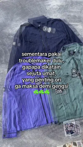 gapapa kan kalau bisanya pakai troublemaker dulu #troublemaker #casualoutfits 