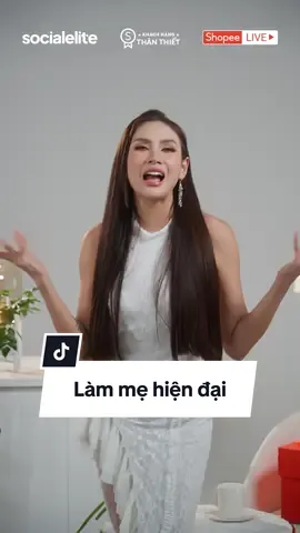 Mẹ hiện đại - Làm mẹ đâu có nghĩa là dừng lại!  20 hàng tháng - cùng Võ Hoàng Yến càn quét sàn Shopee Live: ✅ Deal xịn ✅ Giá “mẹ bỉm” ✅ Vẫn giữ gu Yêu Kiều 📌 Mẹ hiện đại, vẫn là “nữ hoàng