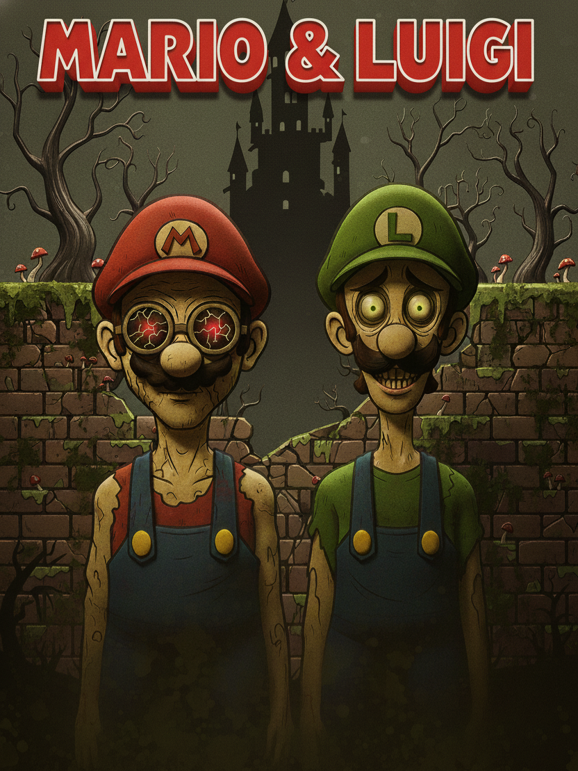 LUIGI TRAICIONA A MARIO #Creepypasta #horror #scary #terror #mariobross