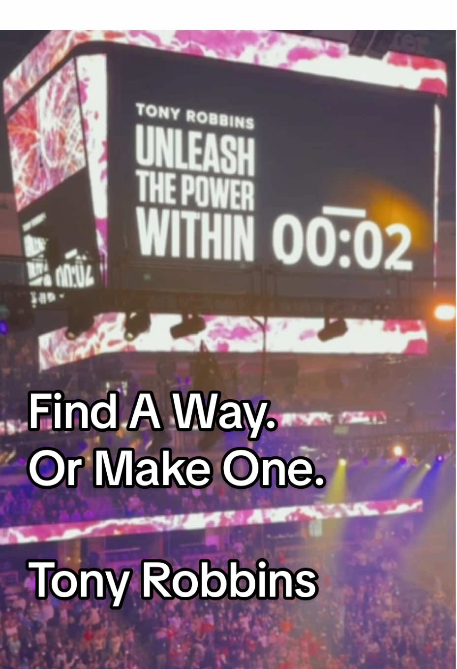 Unleash the Power Within. Tony Robbins. Anaheim, CA. October 2025. 