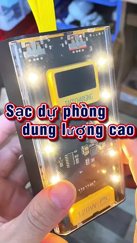 Sạc dự phòng dung lượng cao 50.000mAh#sacduphong #sacduphongtrongsuot #sacduphong50000mah #sacduphongsieudungluong 