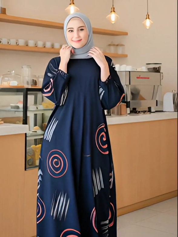 Gamis Kaftan Rayon Jumbo Wanita Muslim#kaftan #gamis #gamislebaran #gamismurah #fyp 