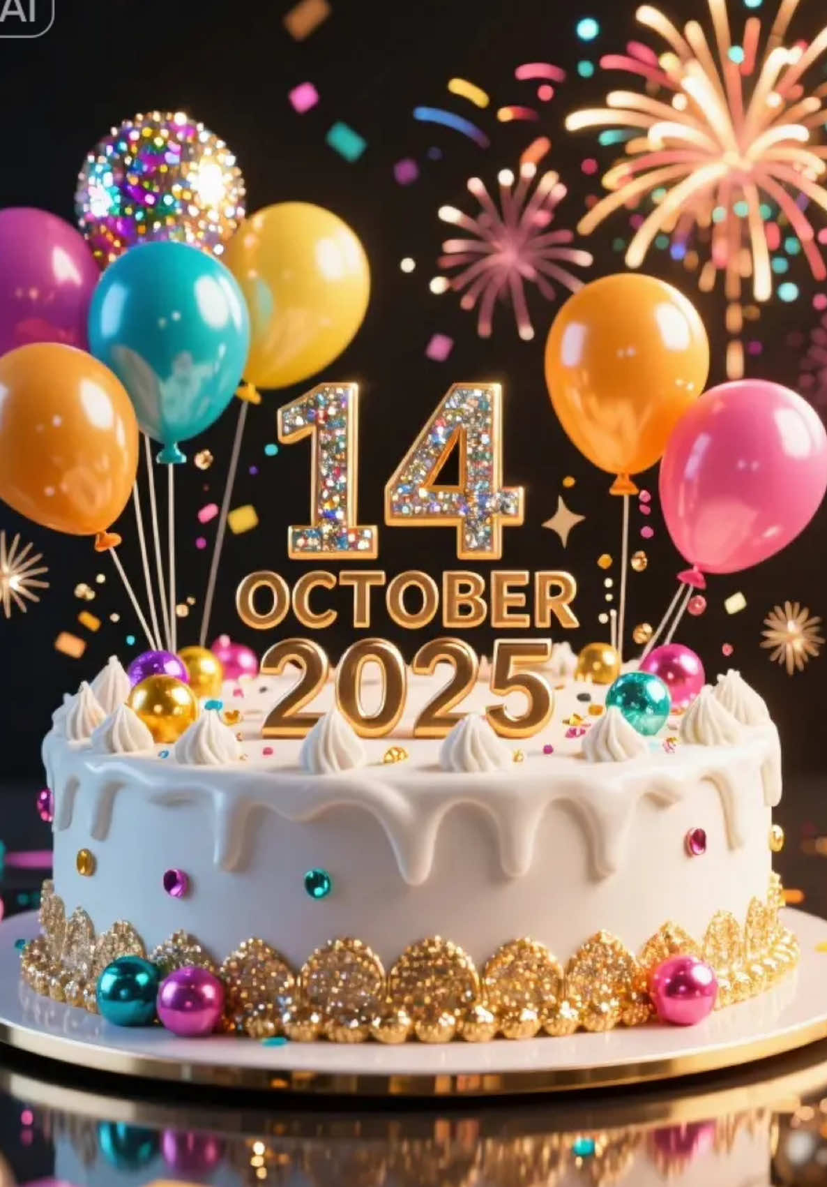 Birthday Template 14 October 2025 #birthday #happybirthday #happybirthdaytoyou #ulangtahun #hbd 