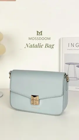 Effortless elegance in every detail — Natalie Bag completes your refined look.🩵 #TimelessElegance  #MossdoomIndonesia #fyp #TasSelempang #TasWanita 