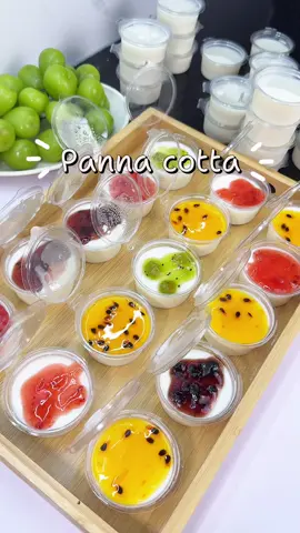 Không nghĩ làm panna cotta tại nhà lại có thế dễ và nhanh như vậy luôn á #abbydolambanh#pannacotta #sieusot #setnguyenlieupanacotta #xh  