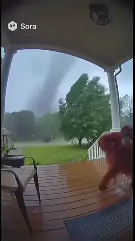 Nooooo #ai #orangutan #monkey #funny #tornado 