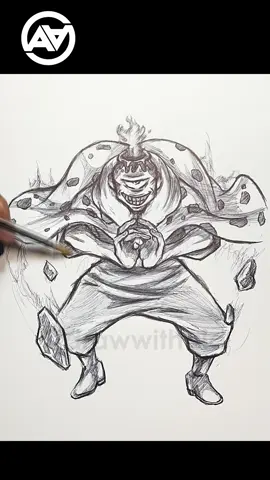 How to draw JOGO the 🐐 from Jujutsu Kaisen 🔥✍️ #drawing #jujutsukaisen #jogo #artistsoftiktok #anime 