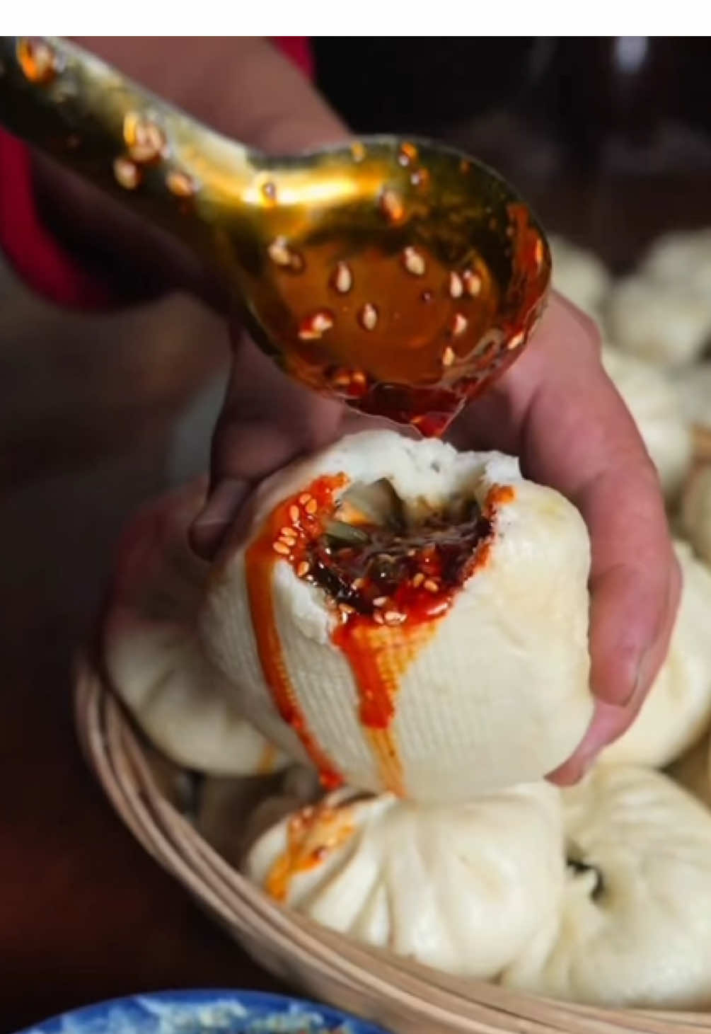 Homemade Buns with Wild Algae and Chives#tiktokfood 