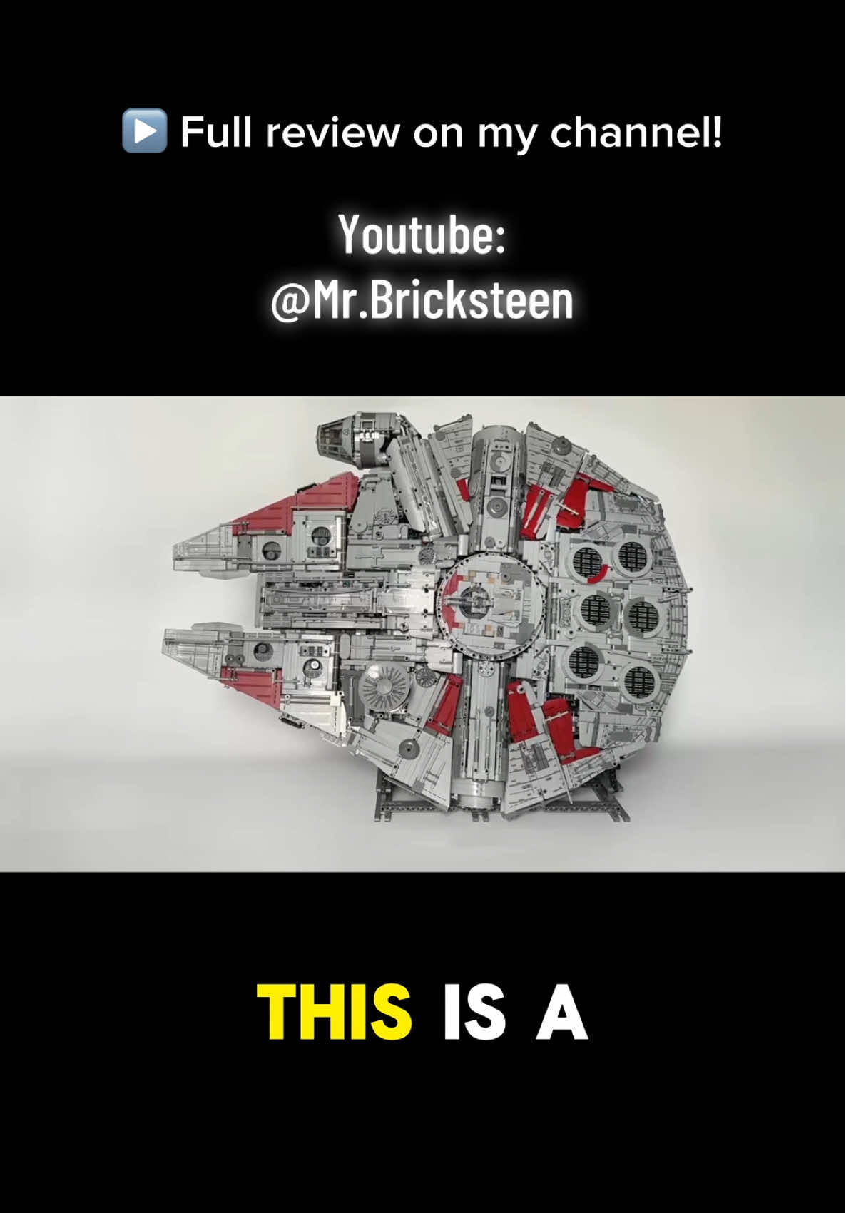 This Non-Lego Millennium Falcon is huge and much cheaper than official Lego. Is is any good? check my full review. #legostarwars #afol #legofan 