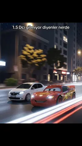 Sonda patlattı şfrsz #arabavideoları #mcqueen #arabalar #klingai #renaultsymbol 