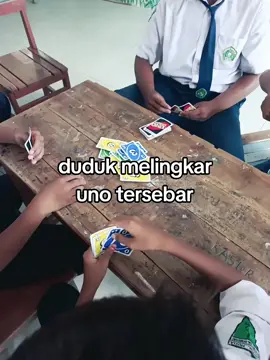 maen aman aja kitaa👀 #unogame #classkita  #class8a #fyp #lewatberanda 