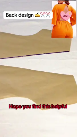 How to cut this beautiful back design 