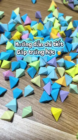 Đây gòi đây gòi. Chi tiết hơn rồi nhaa #giaygapsao #origami #trunghac #xh 