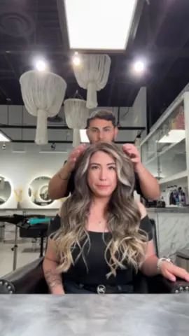 She hadn’t changed her hair in such a long time, and both she and her boyfriend were so excited for this moment. We wanted it to be a surprise — and the look on his face when he saw her said it all. I’m so grateful I got to witness and capture such a beautiful, emotional moment between them. #lasvegashairstylist #lasvegasbesthairsalon #lasvegashairextensionspecialist  #lasvegashairextensions 