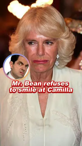Mr. Bean refuses to smile at Camilla #mrbean #princesscamilla #princessdiana #royal 