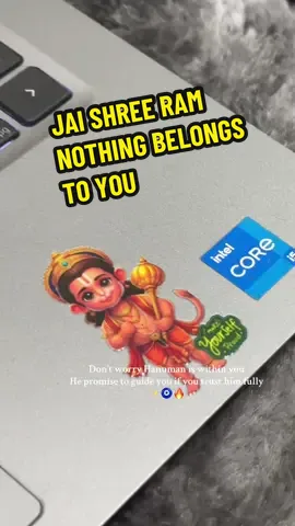 MAKE YOURSELF PROUD ✨🧿🔥 I SURRENDER TO HIM WHEN PEOPLE CAN EASILY STEEL YOUR IDEAS AND SHARE AS THEIRS NEVERMIND JAI HANUMAN IS WATCHING ✨ NOTHING BELONGS TO US , EVERYTHING GIVEN IS HIS 🙏🏽 🔥✨ #jaishreeram #hanumanstickers #positivity #proudself #divinestickers 