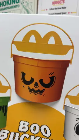 October 21st #pumkin #Ghost #Goblin #Cat #Zombie McDonalds Boo Buckets 2025