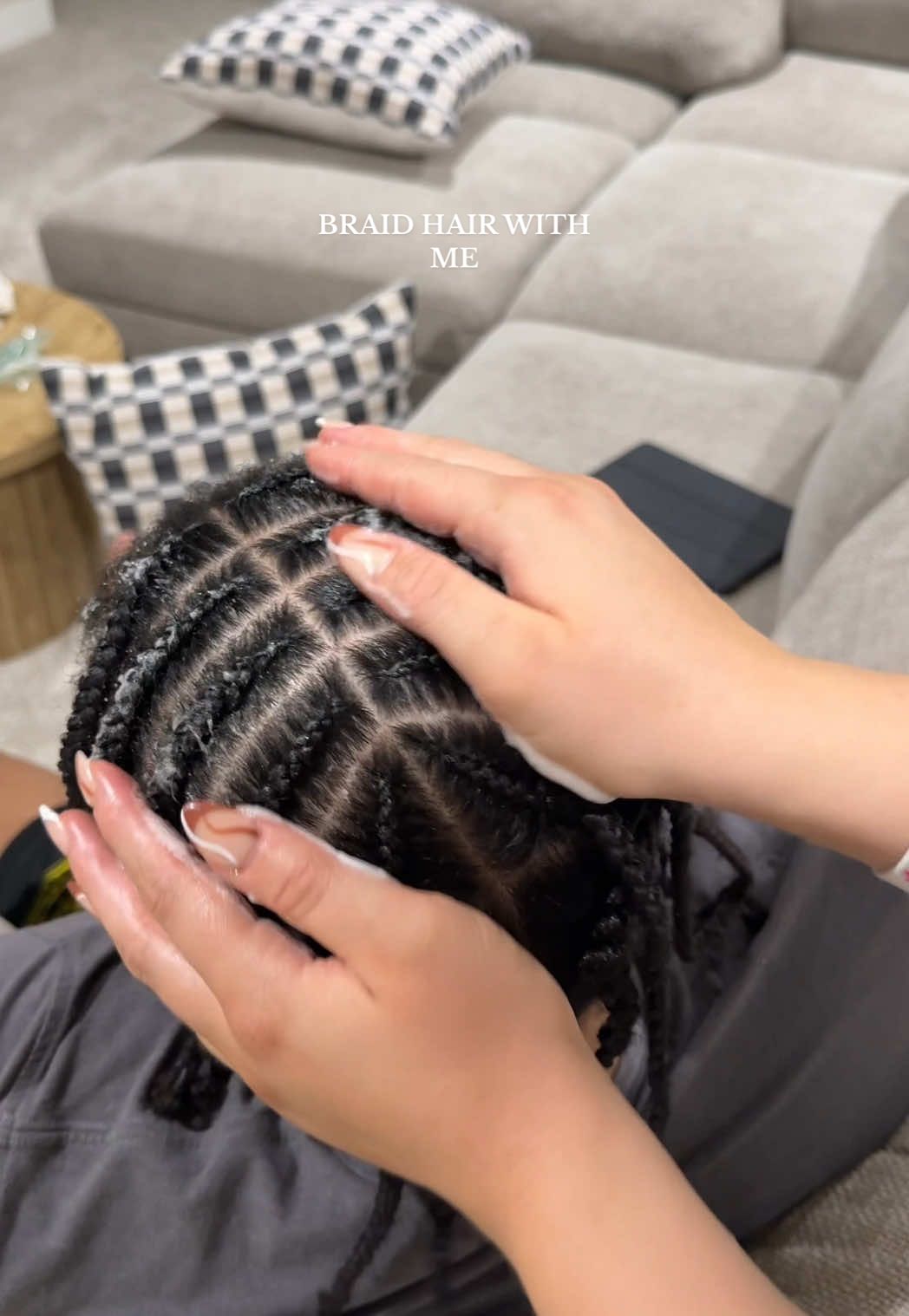 Sunday’s are for braiding hair🤪 #braidstyles #braidhairstyles #blackbraids #hairstyle #hairtok 