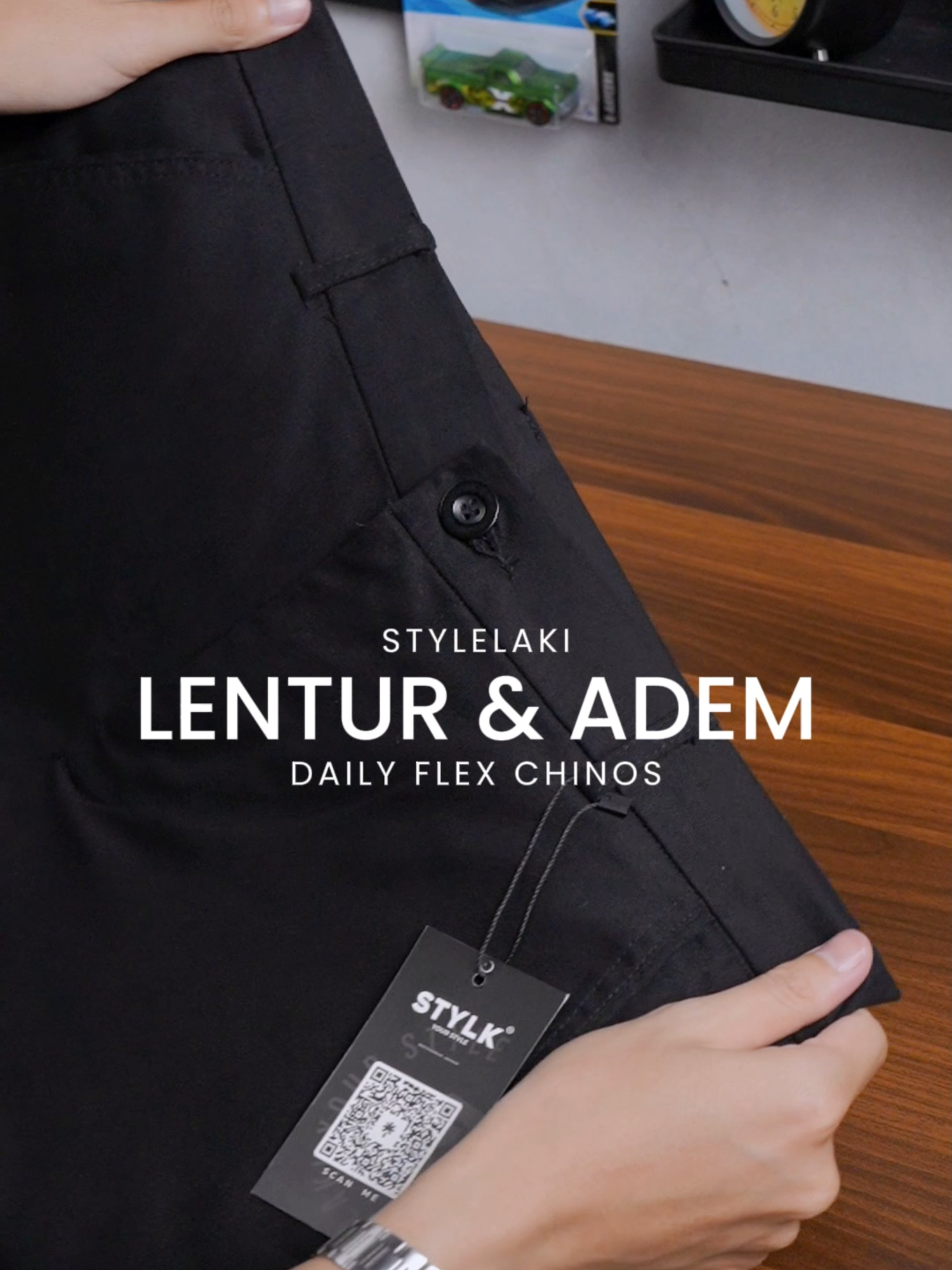 Sekali pake langsung ngerti kenapa semua orang suka — stretchy dan ademnya kebangetan 🔥😎#dailyflex #chinospants #celanachinos #stylelaki #dailyoutfits #rekomendasicelanapria #glutenfree #felicianovenna #bakengrind #10rbsehari #merliana